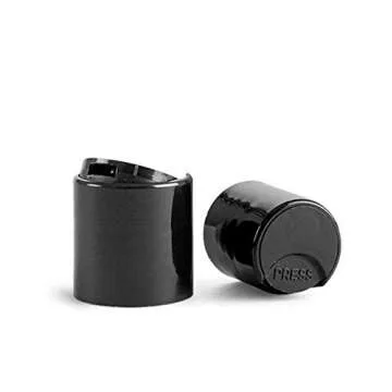 Aromine 8oz Plastic Bottles (6 Pack) BPA-Free Squeeze Clear Toiletries and Shampoo Containers with Disc Cap, Labels Included for Travel