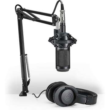 Audio-Technica AT2035PK Microphone & Scarlett 2i2 Interface