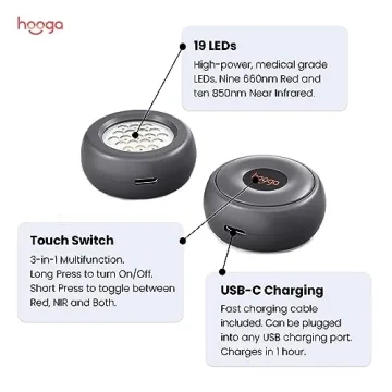 Hooga Red Light Therapy Device for Pain Relief and Recovery