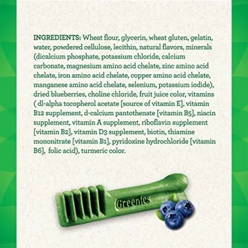 GREENIES Dog Dental Chews Blueberry Flavor, Large 12 oz