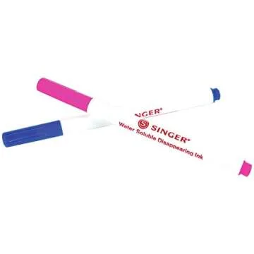 SINGER Fabric Marking Pen Set - 2 Pack Pink Blue