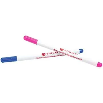 SINGER Fabric Marking Pen Set - 2 Pack Pink Blue