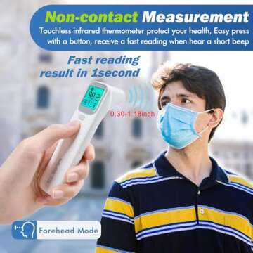 Elera Ear Thermometer for Kids, Baby Thermometer with Forehead and Ear Mode for Adults, Infant, Kids...