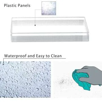 HOMICKER Pet Playpen Portable Small Animals Playpen, Customizable Shape & Height Pet Fence Yard Fence for Guinea Pigs, Bunny, Ferrets, Mice, Hamsters, Hedgehogs, Puppies, Turtles-12 Panels