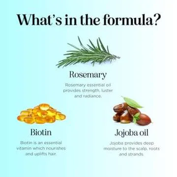 Volumizing Biotin Shampoo and Conditioner Set - Sulfate Free Shampoo and Conditioner for Dry Damaged Hair Care - Thinning Hair Shampoo and Conditioner with Nourishing Biotin and Rosemary Oil (8oz)