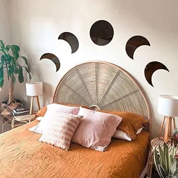 RTMISA Moon Phases Mirror Set for Enchanting Home Decor