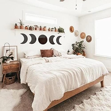 RTMISA Moon Phases Mirror Set for Enchanting Home Decor