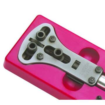 Bergeon Swiss Watch Opener with Four Pin Sets - Precision Tool
