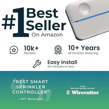 Rachio 3: 8 Zone Smart Sprinkler Controller (Simple Automated Scheduling + Local Weather Intelligenc...