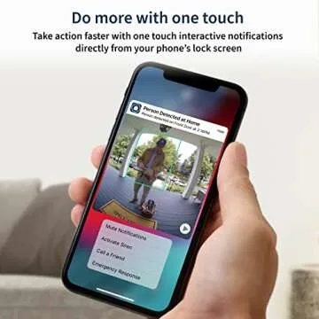 Arlo Essential Video Doorbell - HD Video, 180° View, Night Vision, 2 Way Audio, Direct to Wi-Fi No Hub Needed, Wire Free or Wired, White - AVD2001