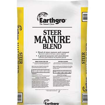 Earthgro Organic Steer Compost and Manure 1 cu. ft. - Premium Soil Enrichment