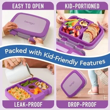 Bentgo Kids Lunch Box - Leak-Proof, Durable, and Fun