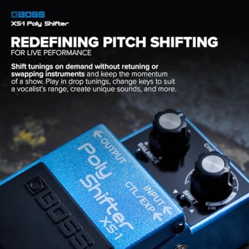 BOSS XS-1 Poly Shifter Pitch Shifting Pedal for Musicians