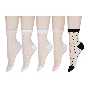 Benefeet Sox Cute Sheer Lace Ankle Socks - Stylish Comfort for Women