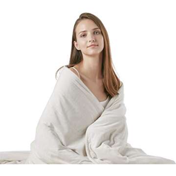 Degrees of Comfort 12lb Weighted Blanket for Relaxation