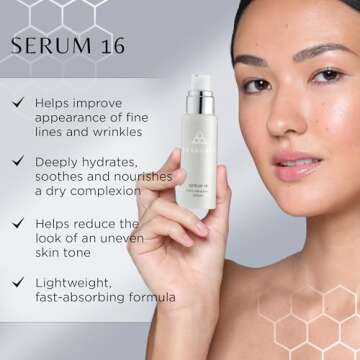 COSMEDIX Serum 16 Rapid Renewal Serum with Vitamin E for Smoother, Healthier-Looking Skin & Natural ...