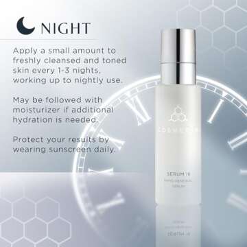 COSMEDIX Serum 16 Rapid Renewal Serum with Vitamin E for Smoother, Healthier-Looking Skin & Natural Glow - Moisture-Rich Skin Care for Fine Lines & Uneven Skin Tone