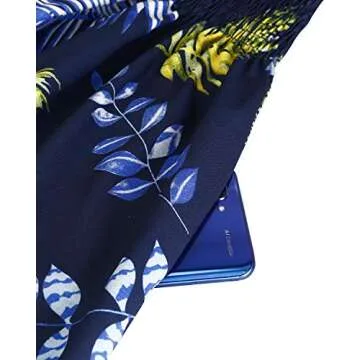 Stylish Floral Print Tube Crop Top Maxi Skirt Outfit