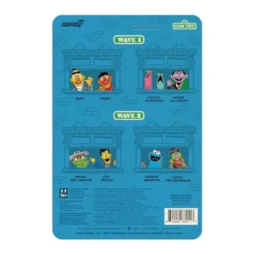 Super7 Sesame Street Lefty Action Figure - 3.75" Collectible