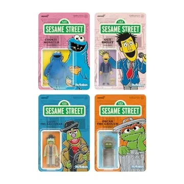 Super7 Sesame Street Lefty Action Figure - 3.75" Collectible
