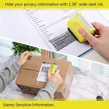 KENOBEE Identity Theft Protection Stamp Roller for Easy Use