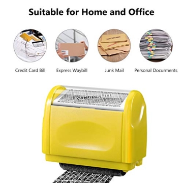 KENOBEE Identity Theft Protection Stamp Roller for Easy Use