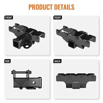 Sulythw 2 Inch Towing Hitch for Jeep Wrangler JL/JLU