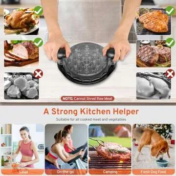 Upgrade Chicken Shredder - Easy Meat Shredding Tool
