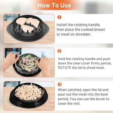 Upgrade Chicken Shredder - Easy Meat Shredding Tool