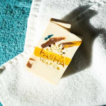 Pacha Pachafetti Bar Soap 3 Pack | Premium, Handcrafted, Hydrating | Natural Face Wash, Hand Cleanser, Body Wash | Soothing Essential Oils, 4 oz