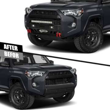 Durable 5th Gen 4Runner Front Bumper with LED Lights