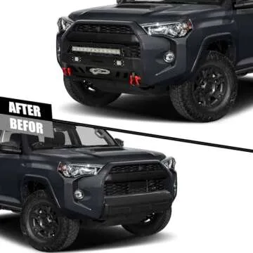 Durable 5th Gen 4Runner Front Bumper with LED Lights