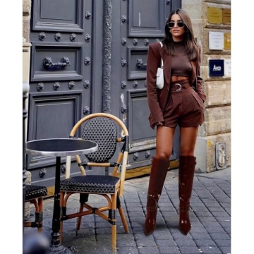 Uacllcau Knee High Boots for Women - Stylish Stiletto Heels