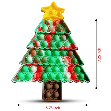 Christmas Pop-It Fidget Toy for Kids and Adults