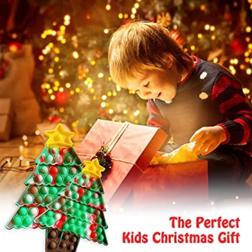 Christmas Pop-It Fidget Toy for Kids and Adults