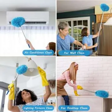 Adjustable Ceiling Fan Duster for Efficient Dusting