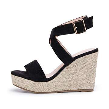 Comfortable Women's Wedge Espadrille Sandals for Summer