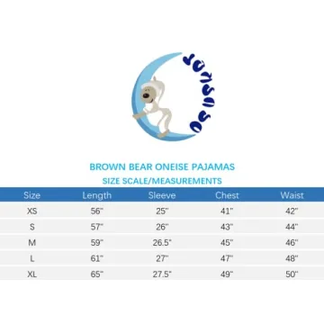 COSUSKET Sherpa Bear Unisex Onesie Pajamas