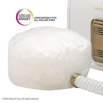 Gold N Hot Professional Ionic Soft Bonnet Hair Dryer | Reduce Frizz for Natural, Healthy-Looking Hair