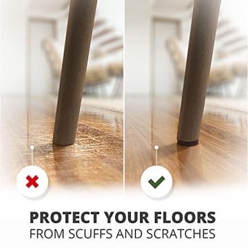 357 Premium Felt Furniture Pads - Protect Your Floors!