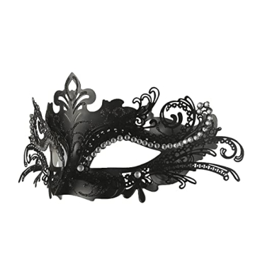 Stunning Halloween Metal Masquerade Mask for Women