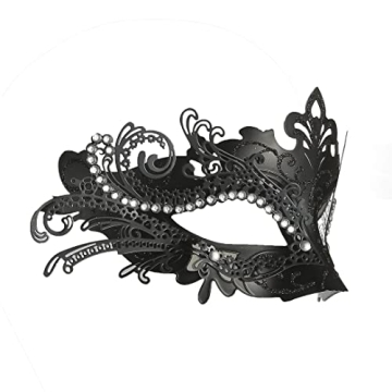 Stunning Halloween Metal Masquerade Mask for Women