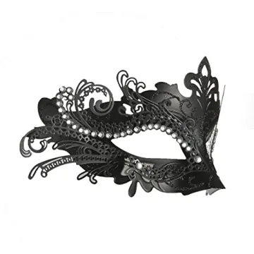 Stunning Halloween Metal Masquerade Mask for Women