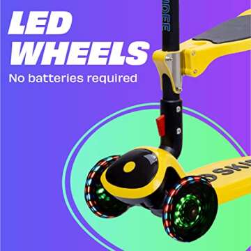 SKIDEE Kick Scooters for Kids Ages 2-12 - Fun and Adjustable!