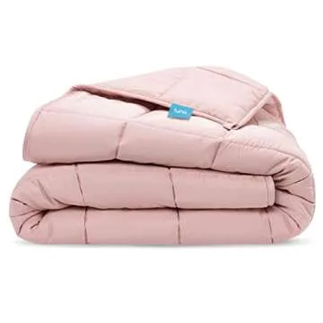Luna Weighted Blanket for Adults [12lbs - Full - 48" x 72"] [Pink]