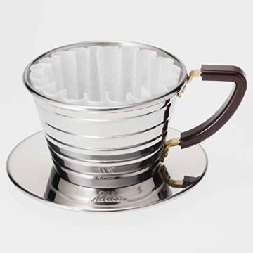 Kalita Stainless Steel Wave Coffee Dripper Size 155