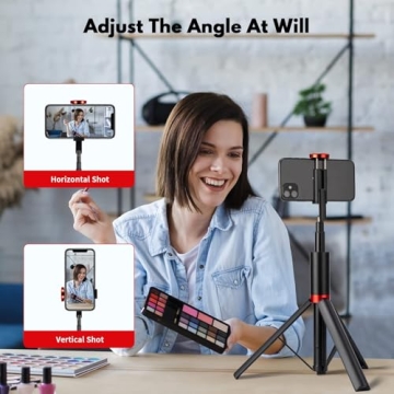 ULCLAYRUS Selfie Stick & Tripod for iPhone and Android