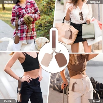 Viverte Mini Zip Around Wristlet Wallet for Women