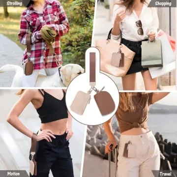 Viverte Mini Zip Around Wristlet Wallet for Women