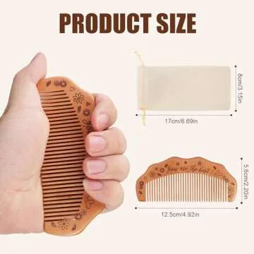 Birthing Comb with Affirmation Gifts for Labor and Delivery - Wooden Comb and Essentials for Expecta...